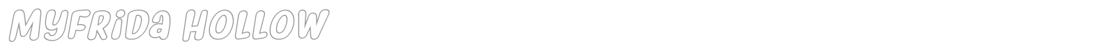 Myfrida font preview